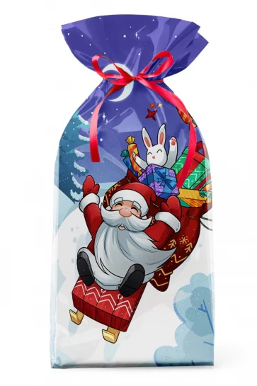 Упаковка "На санках" пакет средний фото 1