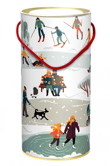 Упаковка "Зимняя" туба картон фото 1