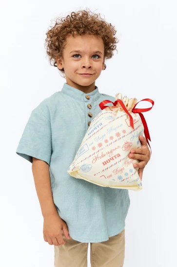 Упаковка "Новогодняя почта" подарочный мешок фото 2