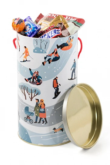 Упаковка "Зимняя" туба картон фото 3