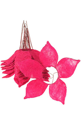 Каркас для букета Цветок d 25 см. /цвет ярко-розовый/