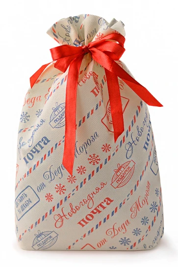 Упаковка "Новогодняя почта" подарочный мешок фото 2