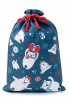 Упаковка "Мешок Мишки синий" текстиль фото 1