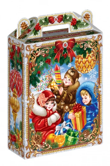 Упаковка "Подарок "Дети в белом" картон МГК фото 2