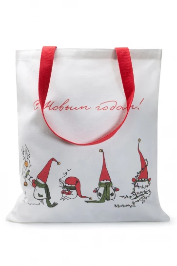 Упаковка "Снеговики" сумка-шоппер фото 2