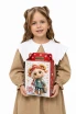 Упаковка "Подарок хром Кучеряшки" с анимацией+игра картон ХЭ УФ-лак  фото 3